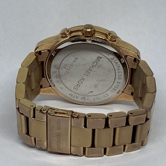 Michael Kors Mercer MK5727 Womens Stainless Steel Analog Dial Quartz Watch OP739 - Picture 10 of 12